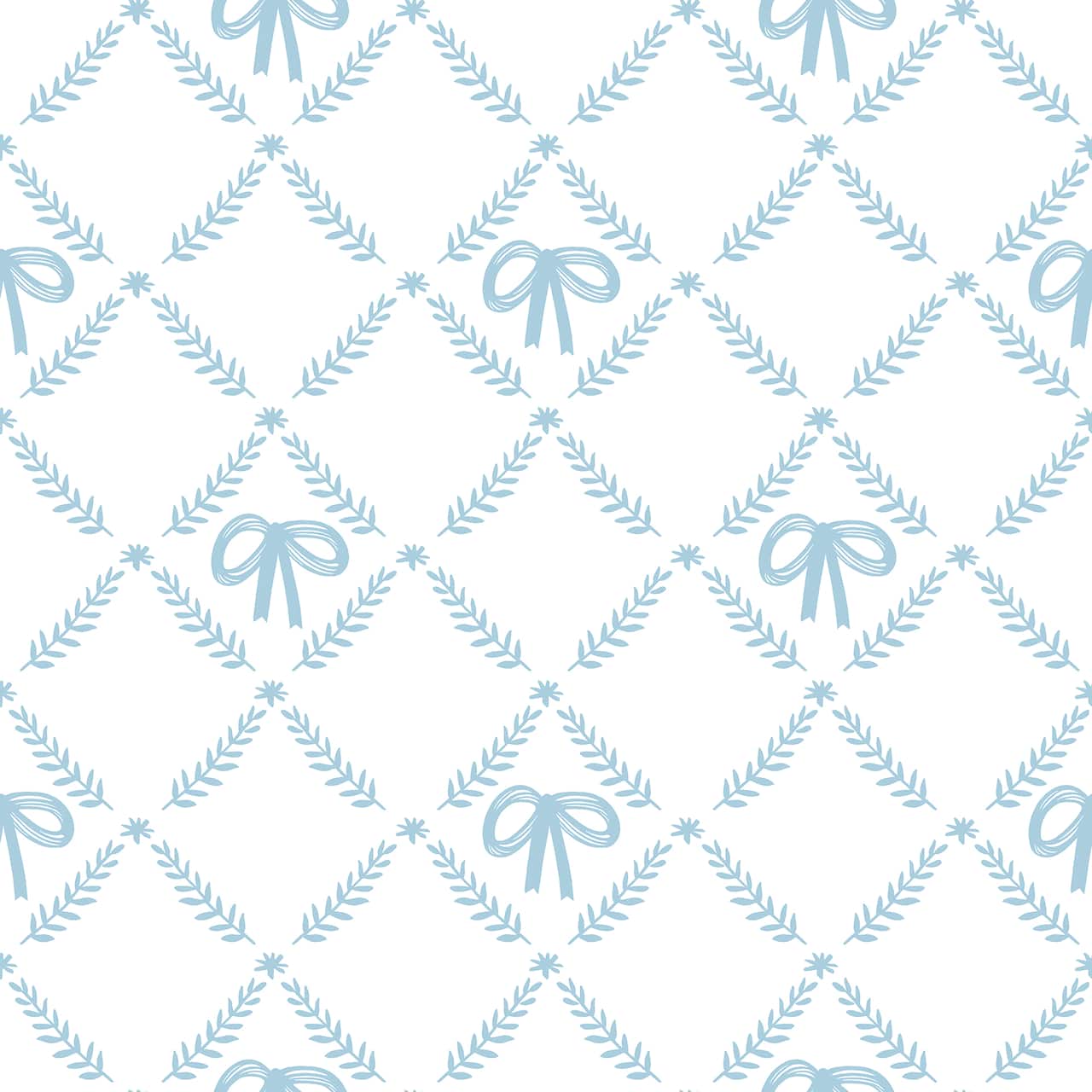 Designs Direct Heirloom Bow Trellis Peel & Stick Wallpaper